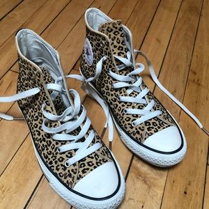 Leopard Chuck Taylor Converse All-Stars High Tops
